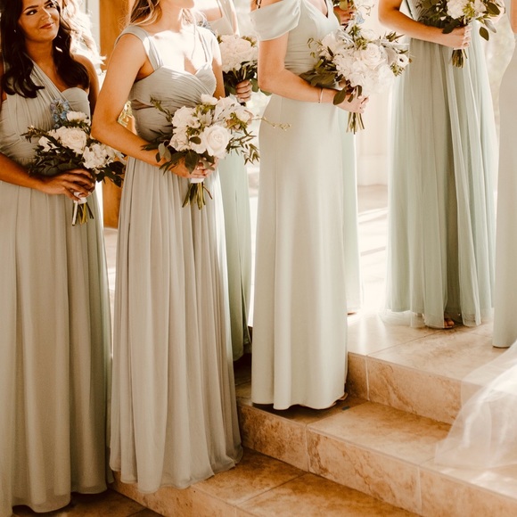 Birdy Grey Sage Green Elyse Bridesmaid Dress | XS - Picture 5 of 5